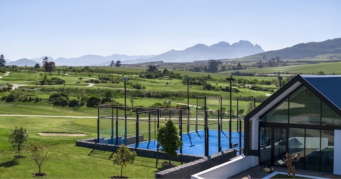 Padel Courts at Hazendal Wine Estate, Cape Winelands